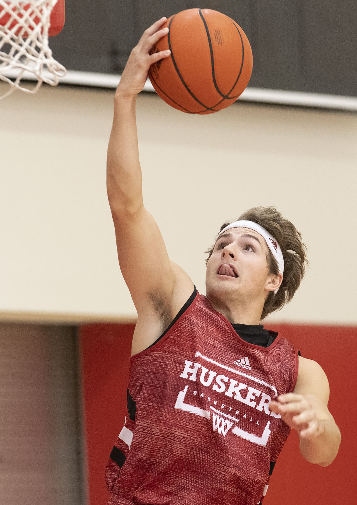 NU men's basketball practice, 10.5